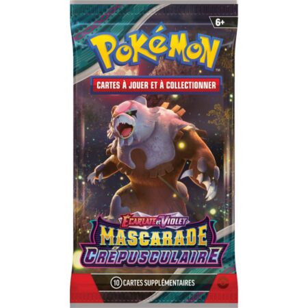 Booster Pokémon -  Mascarade Crépusculaire Ecarlate et Violet EV06 Version Française
