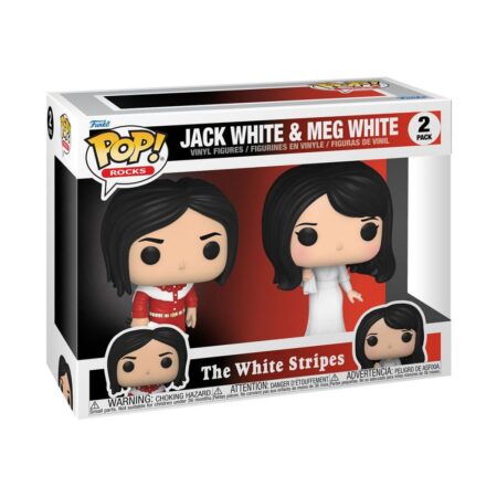 The White Stripes pack 2 POP! Rocks Jack et Meg White 9 cm