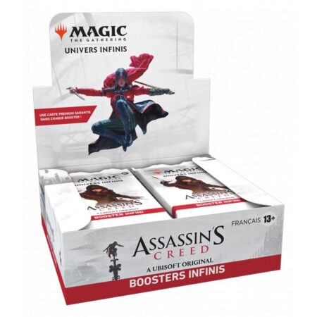 Magic The Gathering Universe Beyond : Assassin's Creed Boîte de 24 Boosters Infini VF (Français) - PRÉCOMMANDE