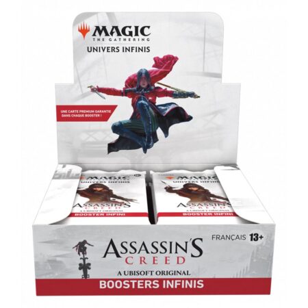 Magic The Gathering Universe Beyond : Assassin's Creed Boîte de 24 Boosters Infini VF (Français) - PRÉCOMMANDE