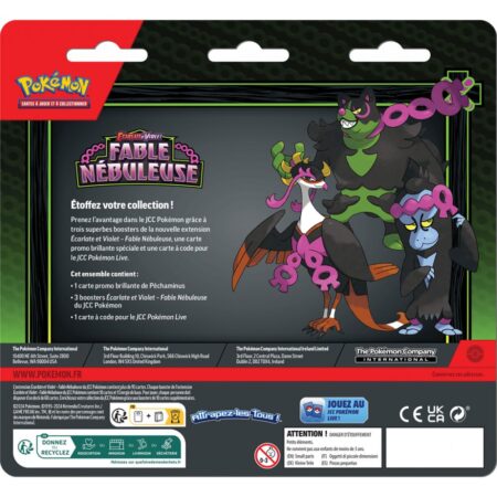 Pokémon EV6.5 : Fable Nébuleuse Tri Pack Pêchaminus  - PRÉCOMMANDE