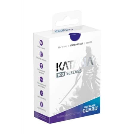 Ultimate Guard 100 pochettes Katana Sleeves taille standard Bleu